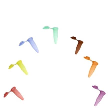 Bio Plas Bio Plas 4310 1.5 ml Flat Top Microcentrifuge Tube - 500 pk - Rainbow 4310